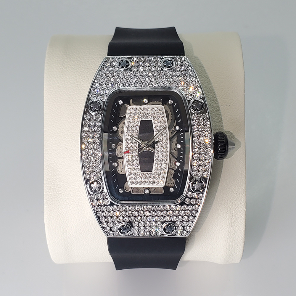 Jewelry And Watches Luxury Brand - นาฬิกาเพชรใหม่สำหรับผู้หญิง แบรนด์หรู ของแท้ ประดับเพชร นาฬิกาควอตซ์ แฟชั่น