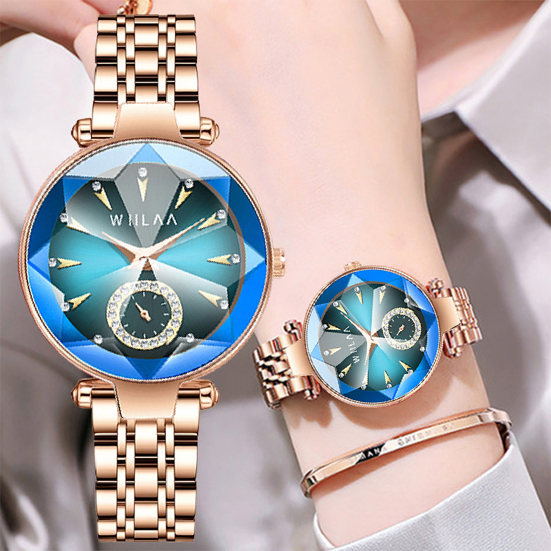 Jewelry And Watches Luxury Brand - นาฬิกาข้อมือผู้หญิงทองคำสีกุหลาบสุภาพสตรีแบรนด์หรูเครื่องประดับผู้หญิงนาฬิกาข้อมือควอตซ์ผู้หญิงลำลองชั่วโมง
