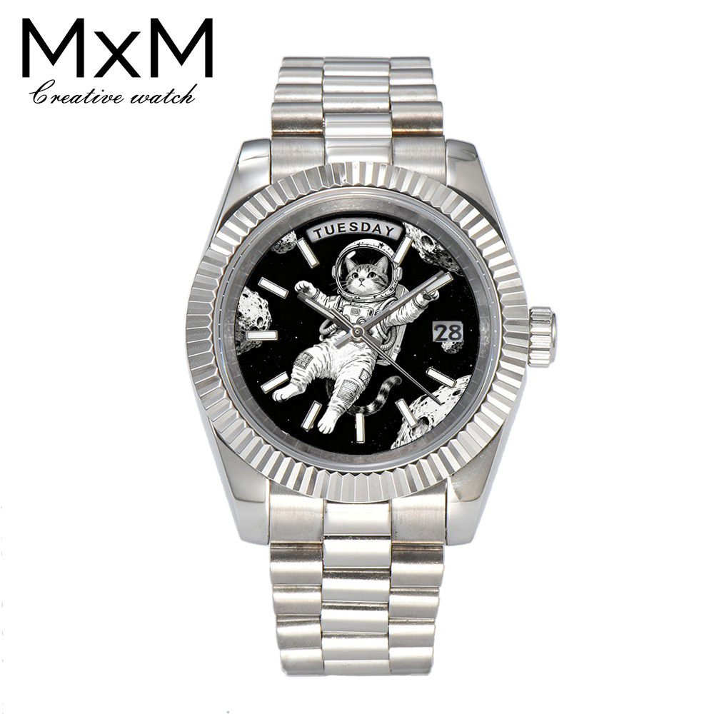 Jewellery Watch - นาฬิกาข้อมือผู้ชายดีไซน์สร้างสรรค์ ขนาด 40 มม./36 มม. ใช้กลไก