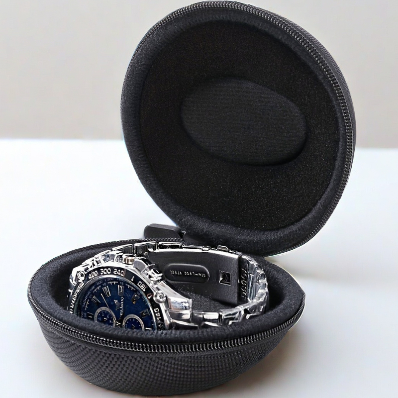 Unique Jewelry Watches - กล่องเก็บนาฬิกาแบบพกพาสำหรับเดินทาง กระเป๋าเก็บนาฬิกาอัจฉริยะ ที่ใส่นาฬิกาข้อมือ กันน้ำ กล่องใส่เครื่องประดับแบบซิปที่มีเอกลักษณ์