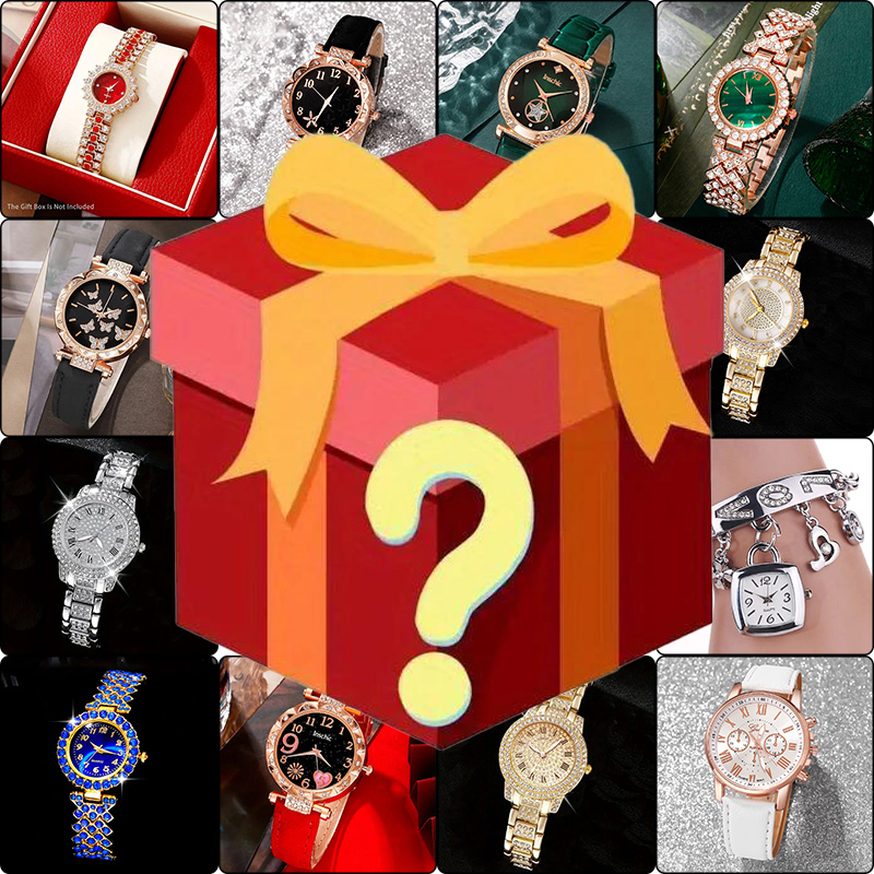 Watch Display Box - 1 ชิ้น กล่องปริศนาเซอร์ไพรส์พร้อมอัตราชัยชนะ 100% สุ่มบรรจุนาฬิกาสําหรับผู้ชายที่แสดงในภาพ นี่คือ
