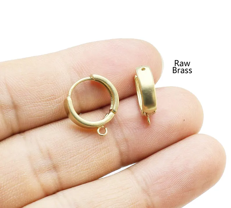 Hoop Earrings - 10 ชิ้นรอบต่างหู Hoops, Huggie Hoop ต่างหู,