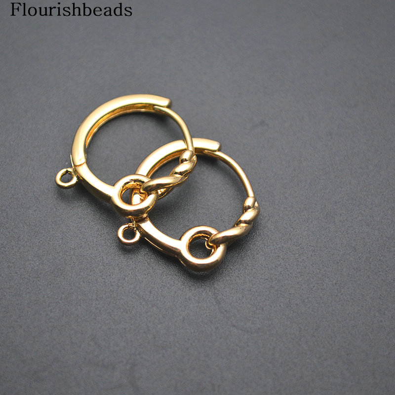 30 PC Twisted รอบวงกลม 18K Gol - Hoop Earrings บทวิจารณ์และราคา
