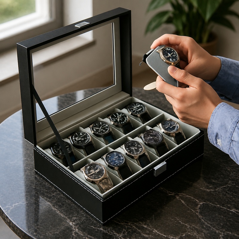 กล่องเก็บเครื่องประดับและนาฬิก - Jewelry Box That Holds Watches บทวิจารณ์และราคา