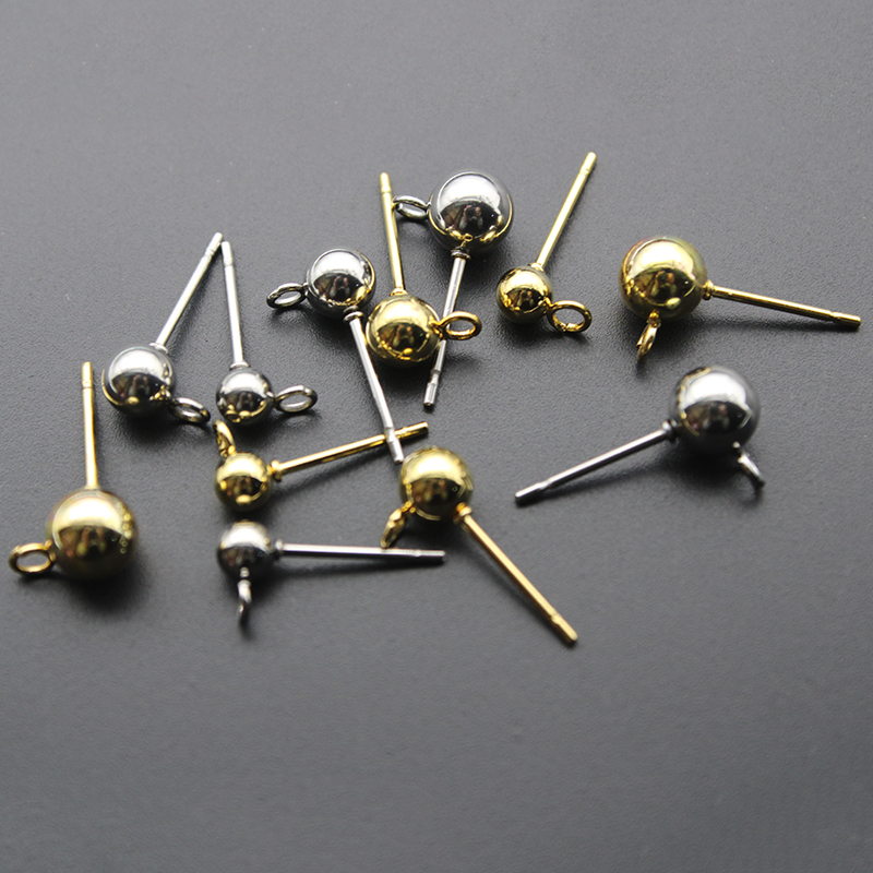 20PCS สแตนเลสสตีล 3 4 6 มม.ต่า - Hoop Earrings บทวิจารณ์และราคา