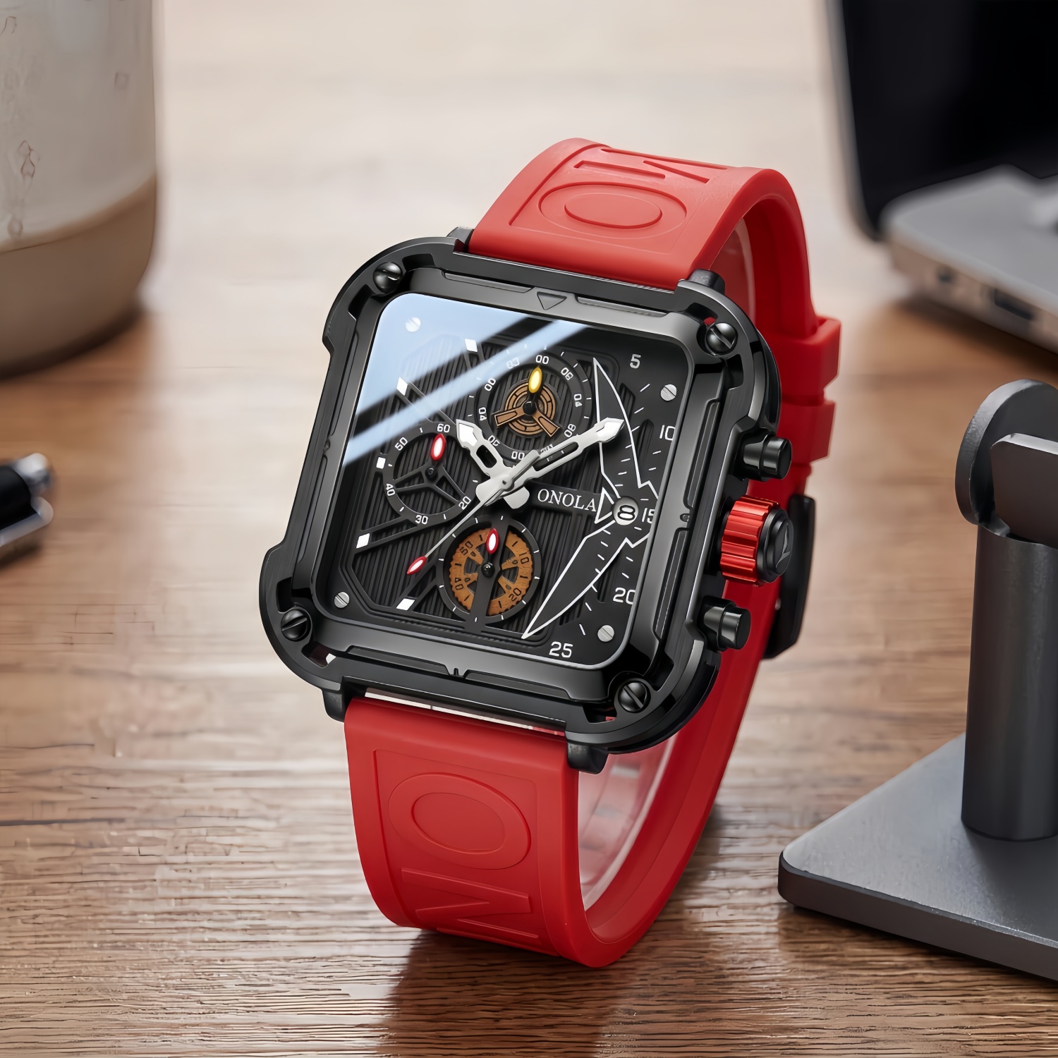 ผู้ชายแฟชั่นนาฬิกายี่ห้อ ONOLA - Jewelry Inspired Watches บทวิจารณ์และราคา