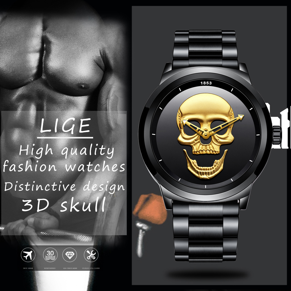 นาฬิกากีฬา Lige ผู้ชายแบรนด์ชั - Jewelry Inspired Watches บทวิจารณ์และราคา