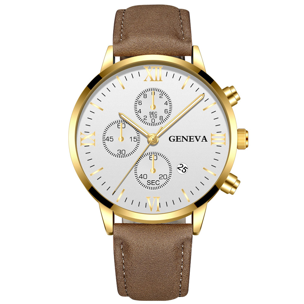เจนีวาแฟชั่นผู้ชายวันที่กรณีโล - Jewelry Inspired Watches บทวิจารณ์และราคา