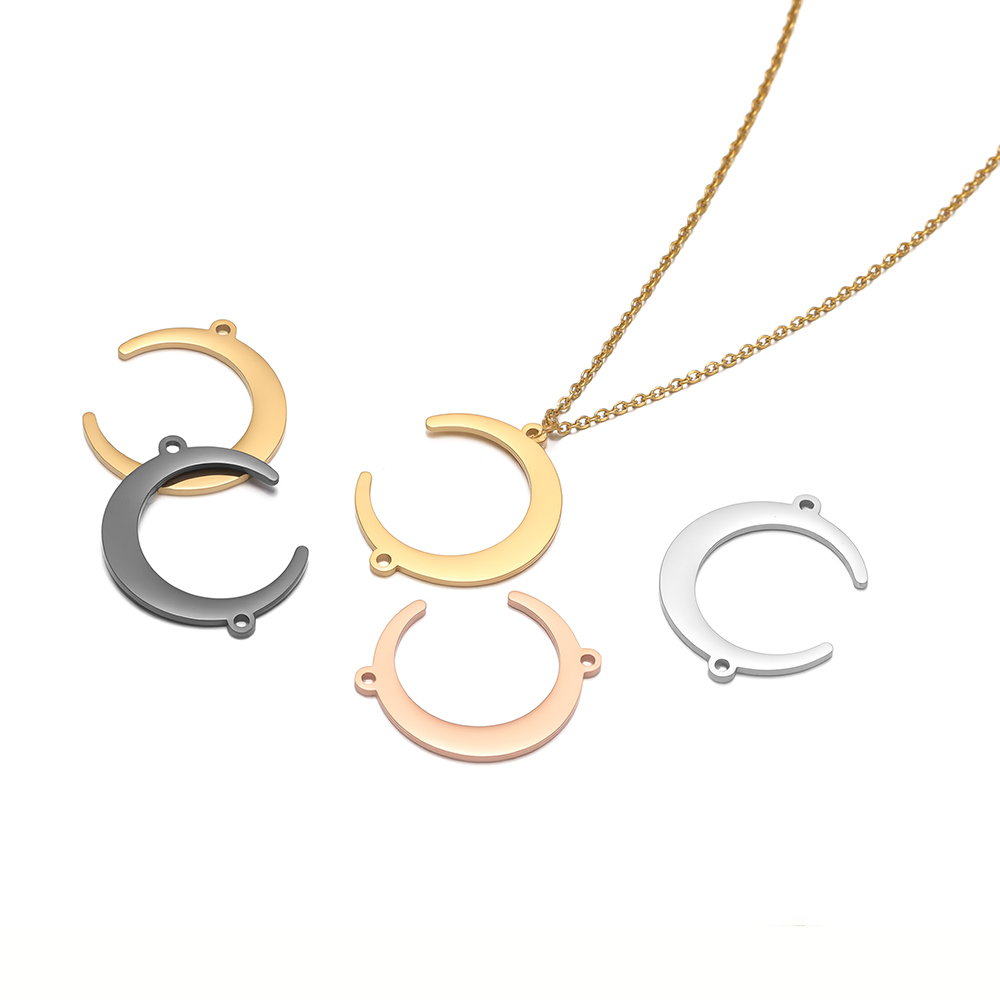 จี้รูปพระจันทร์สแตนเลส 5 ชิ้น  - Moon Star Earrings บทวิจารณ์และราคา