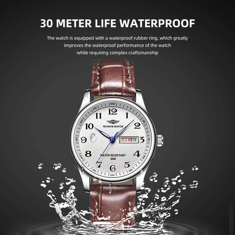 WLISTH แบรนด์หรูผู้ชายนาฬิกานา - Jewelry Inspired Watches บทวิจารณ์และราคา