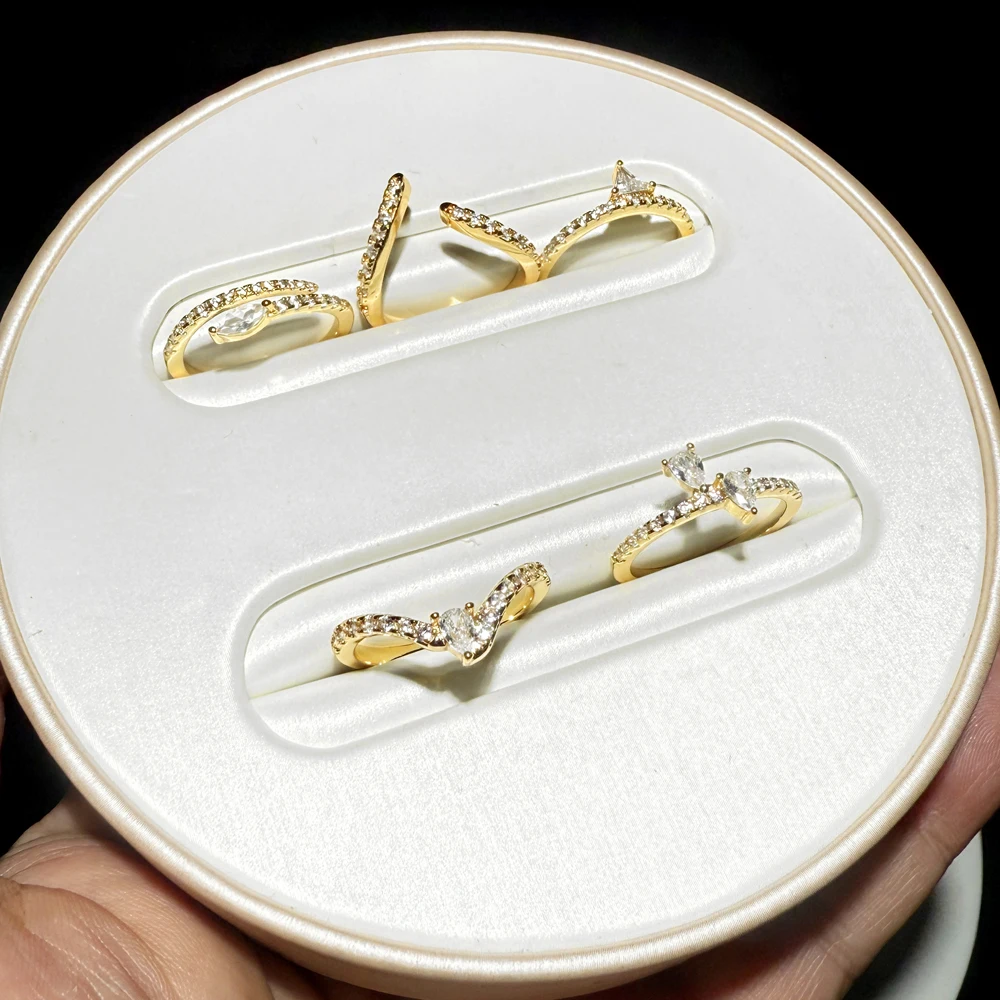 แหวนปรับขนาดได้แบบมินิมอล ประด - Minimalist Ring Stackable บทวิจารณ์และราคา