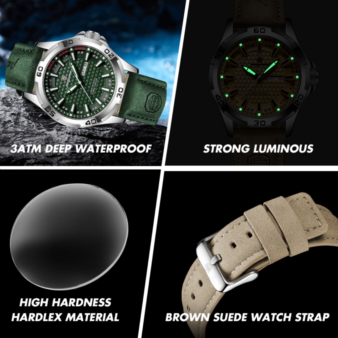 PAAZOMU นาฬิกาข้อมือผู้ชายแบรน - Jewelry Inspired Watches บทวิจารณ์และราคา