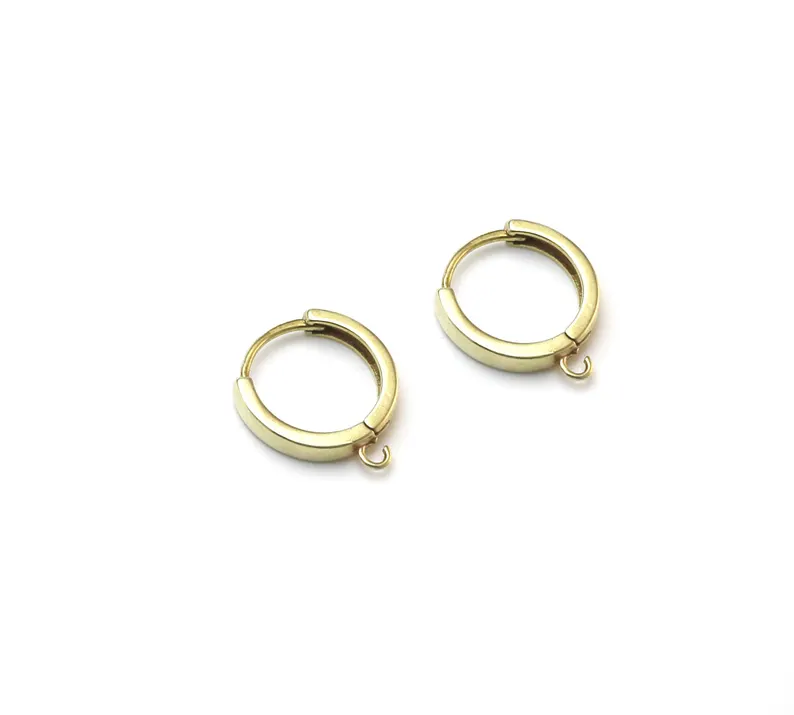 10 ชิ้นทองเหลืองห่วงหู, Leverb - Hoop Earrings บทวิจารณ์และราคา