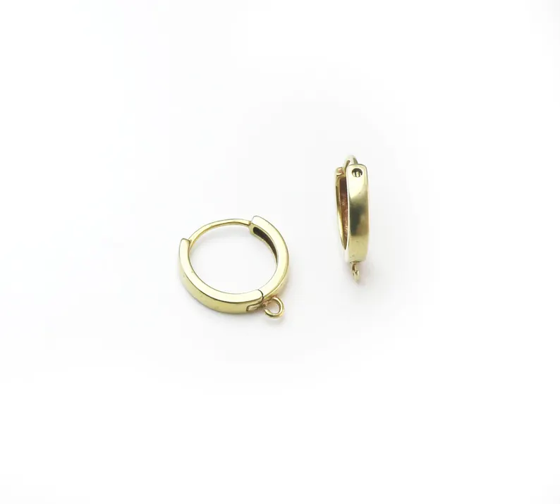 10 ชิ้นทองเหลืองห่วงหู, Leverb - Hoop Earrings บทวิจารณ์และราคา