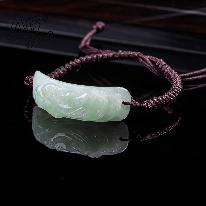 กำไลหยกพม่าแกะสลักลายปี่เซียะ  - The Jewelry & Watches บทวิจารณ์และราคา
