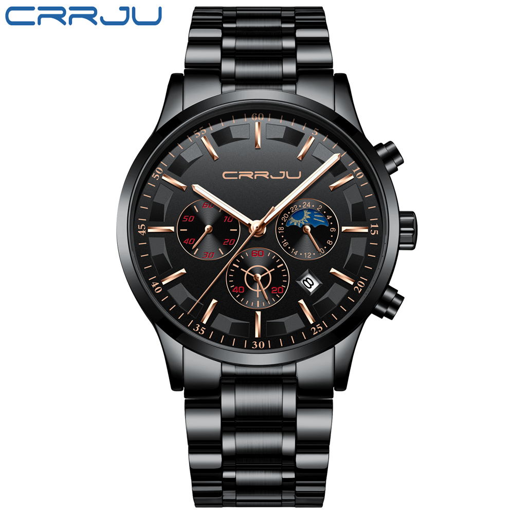 CRRJU Mens นาฬิกาแบรนด์หรูแฟชั - Jewelry Inspired Watches บทวิจารณ์และราคา