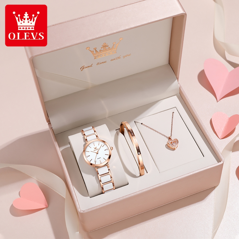 นาฬิกาข้อมือผู้หญิง OLEVS รุ่น - Jewellery Watch บทวิจารณ์และราคา