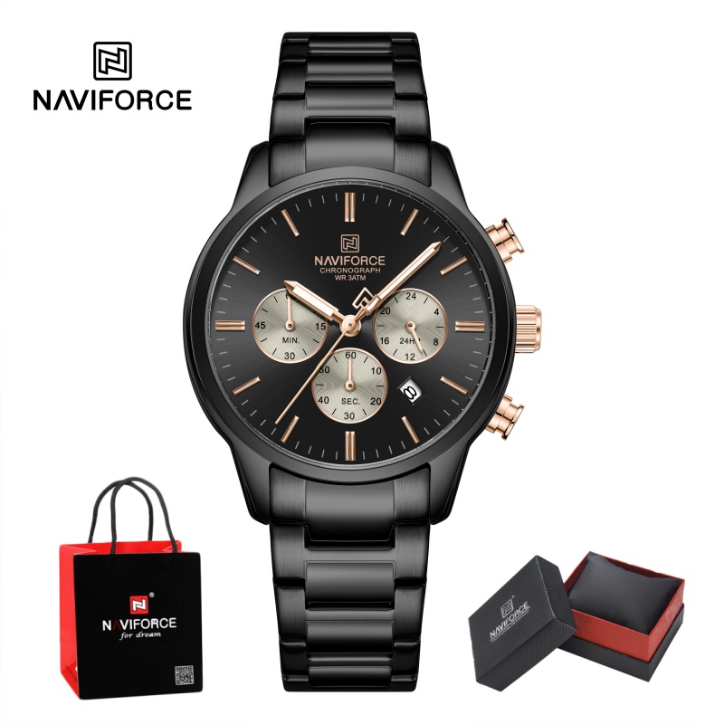 นาฬิกาข้อมือผู้ชาย NAVIFORCE ร - Watch Display Box บทวิจารณ์และราคา