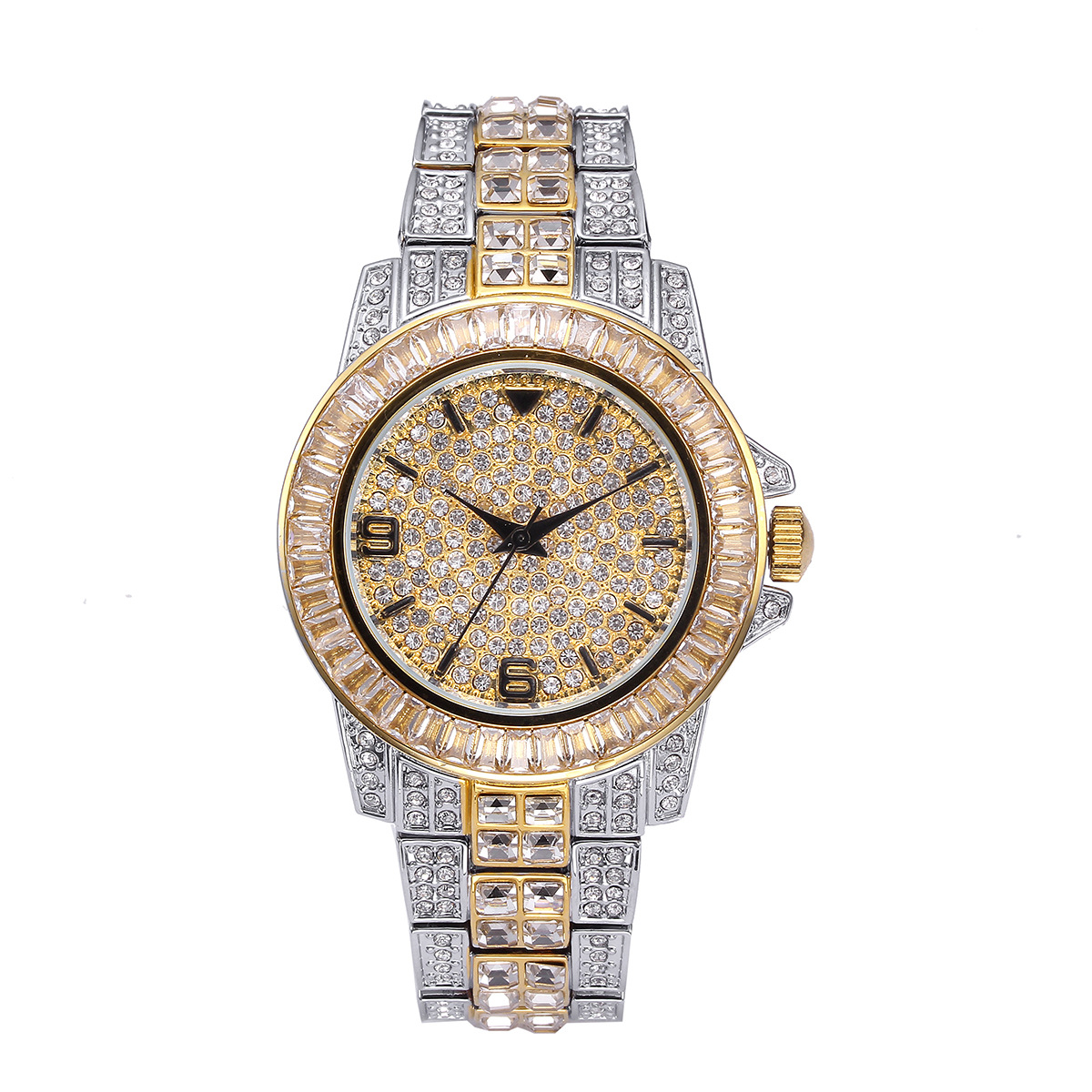 นาฬิกาควอตซ์หรูหราประดับเพชรเต - Jewelry Clasp Watches บทวิจารณ์และราคา