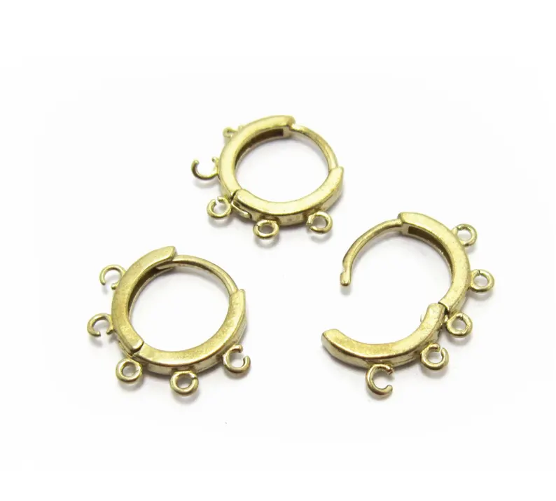 ห่วงหูทองเหลือง 10 ชิ้น, ต่างห - Hoop Earrings บทวิจารณ์และราคา