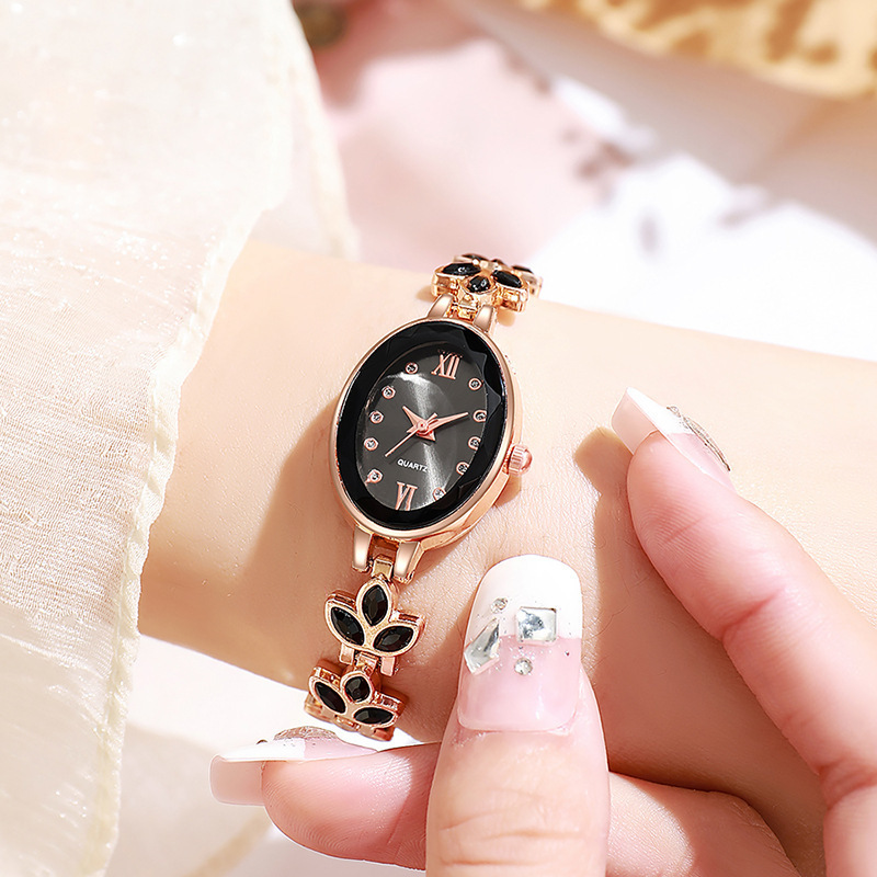 นาฬิกาข้อมือควอตซ์สีโรสโกลด์สำ - Jewelry Clasp Watches บทวิจารณ์และราคา