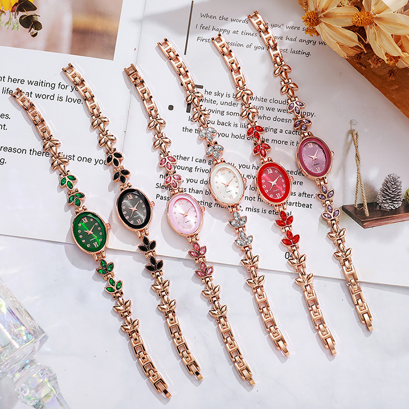 นาฬิกาข้อมือควอตซ์สีโรสโกลด์สำ - Jewelry Clasp Watches บทวิจารณ์และราคา