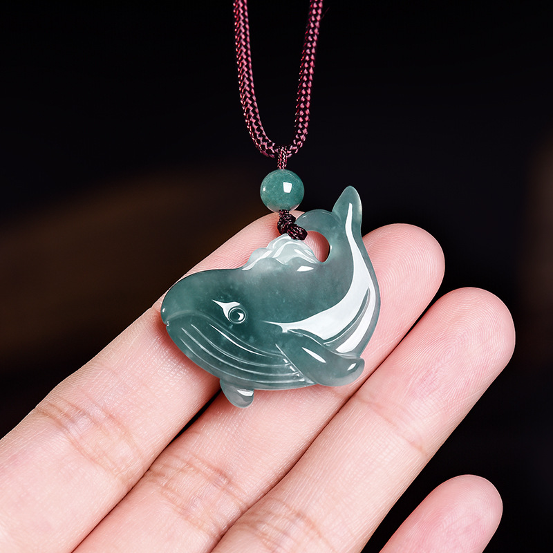 จี้สร้อยคอหยกพม่าแท้รูปปลาวาฬ  - The Jewelry & Watches บทวิจารณ์และราคา