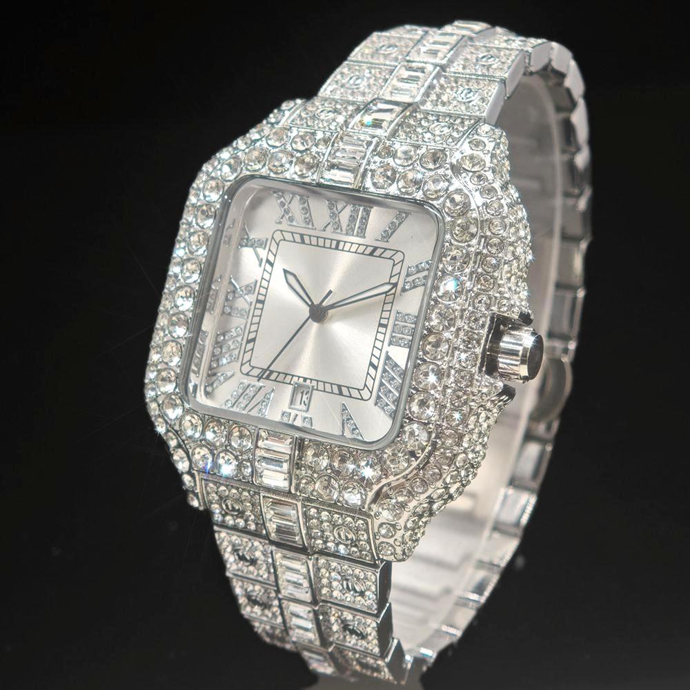 เพชรหรูหรานาฬิกาสําหรับชายแบรน - Jewelry And Watches Luxury Brand บทวิจารณ์และราคา