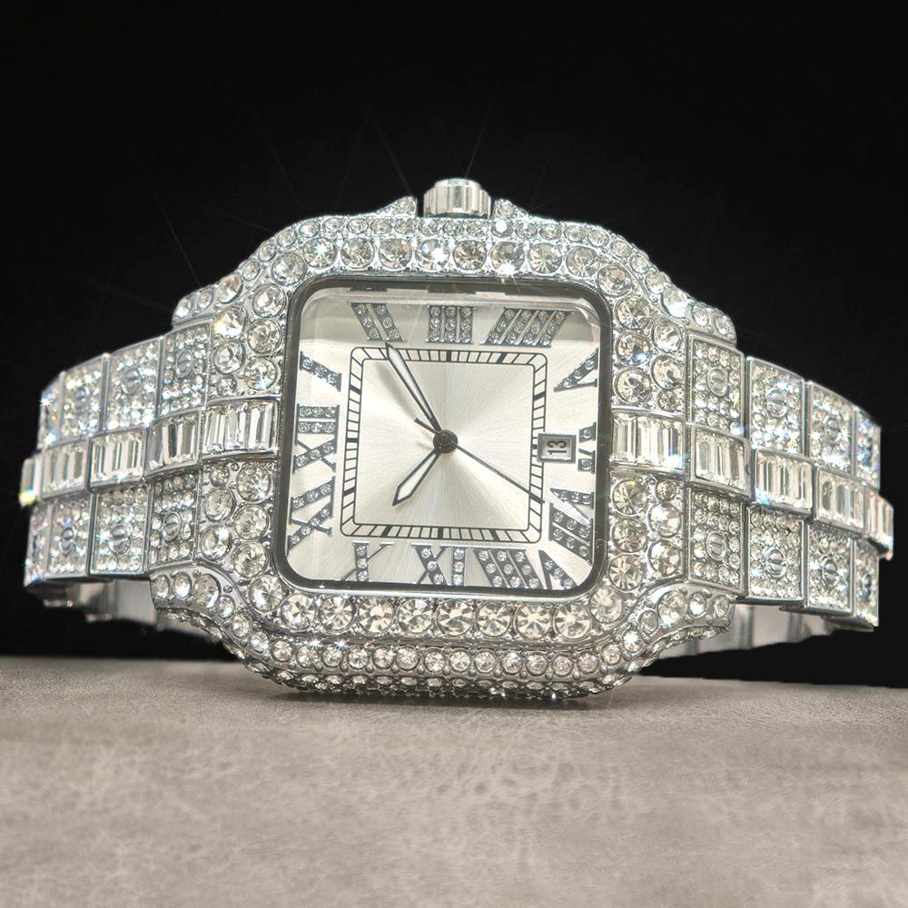เพชรหรูหรานาฬิกาสําหรับชายแบรน - Jewelry And Watches Luxury Brand บทวิจารณ์และราคา