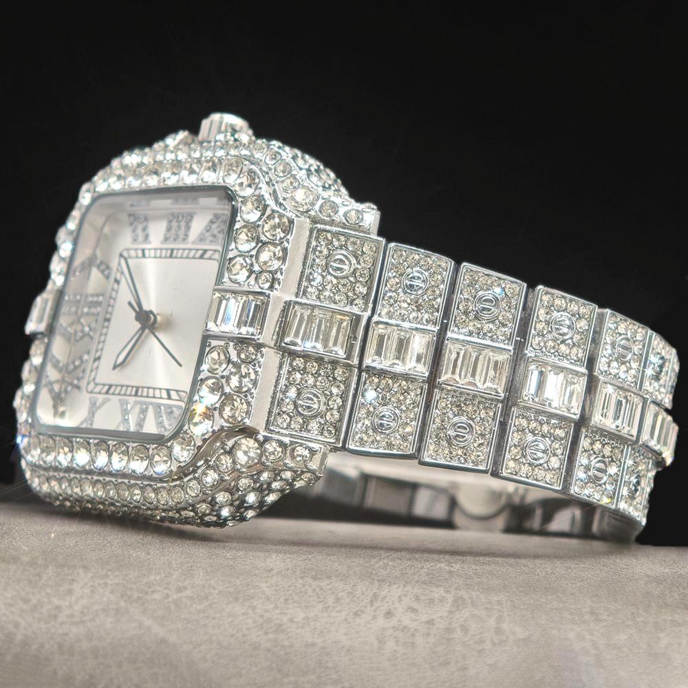 เพชรหรูหรานาฬิกาสําหรับชายแบรน - Jewelry And Watches Luxury Brand บทวิจารณ์และราคา