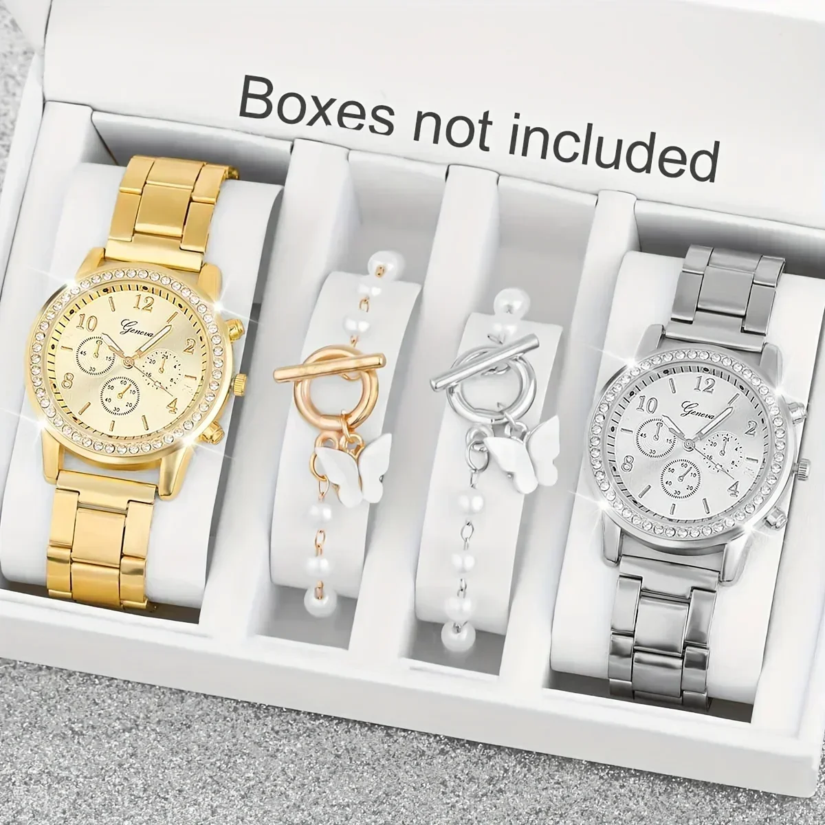 ชุดนาฬิกาควอตซ์และเครื่องประดั - Jewelry Clasp Watches บทวิจารณ์และราคา
