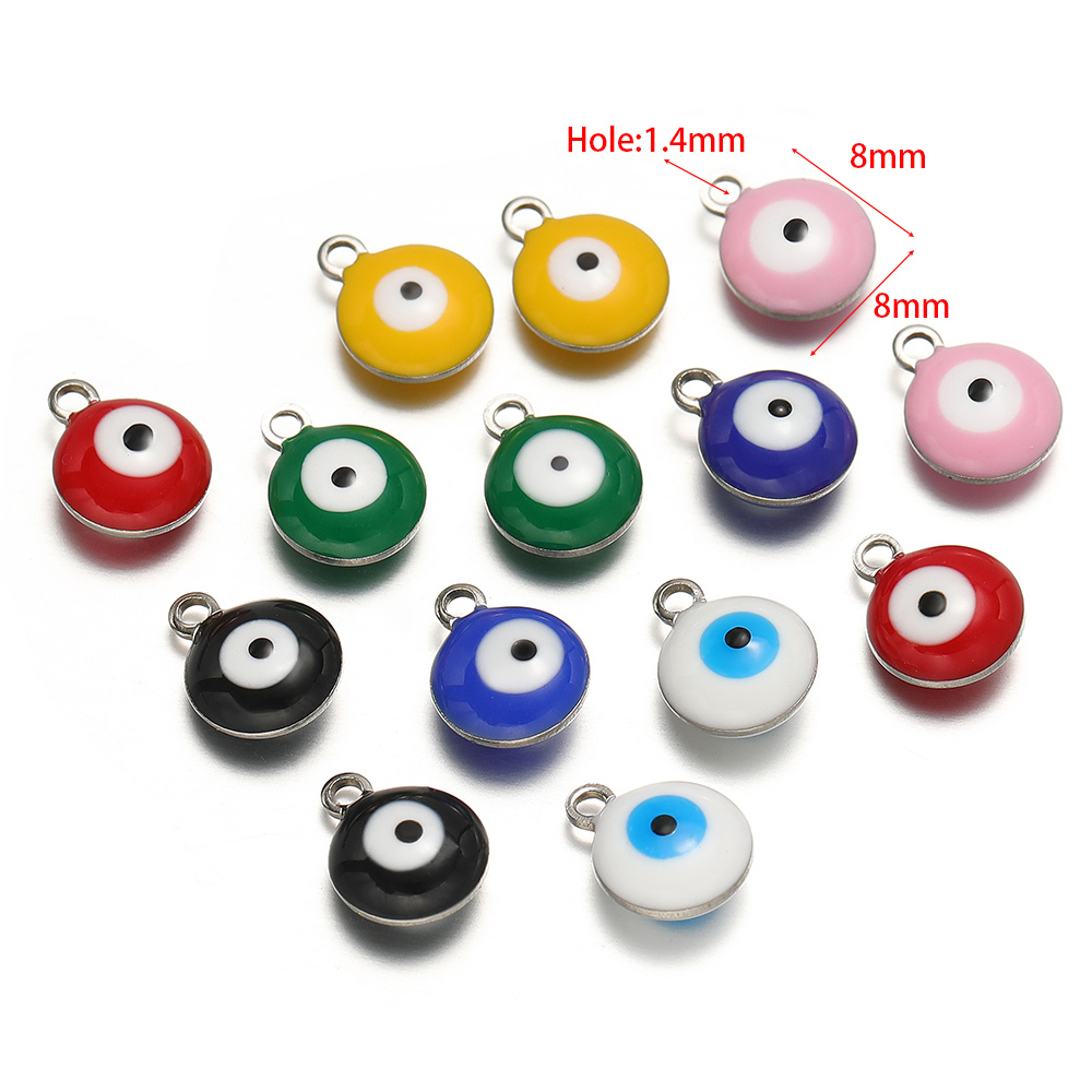 จี้รูปตาปีศาจเคลือบสแตนเลสกันน - Hoop Earrings บทวิจารณ์และราคา