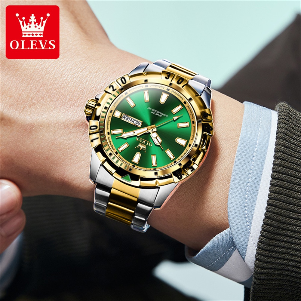 OLEVS 5560 นาฬิกาข้อมือควอตซ์แ - Jewelry Inspired Watches บทวิจารณ์และราคา