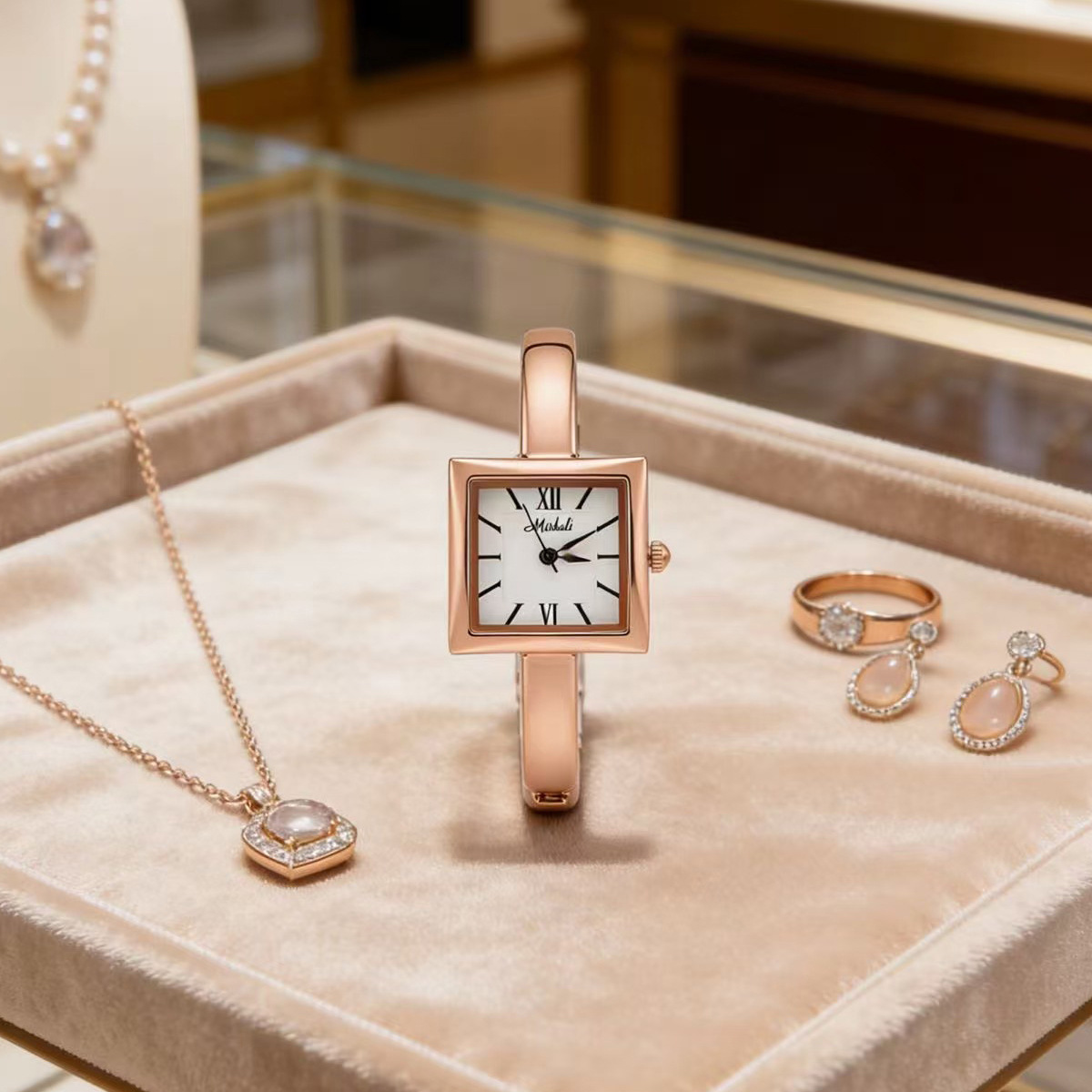 นาฬิกาข้อมือควอตซ์กันน้ำ ดีไซน - Jewelry And Watches Luxury Brand บทวิจารณ์และราคา
