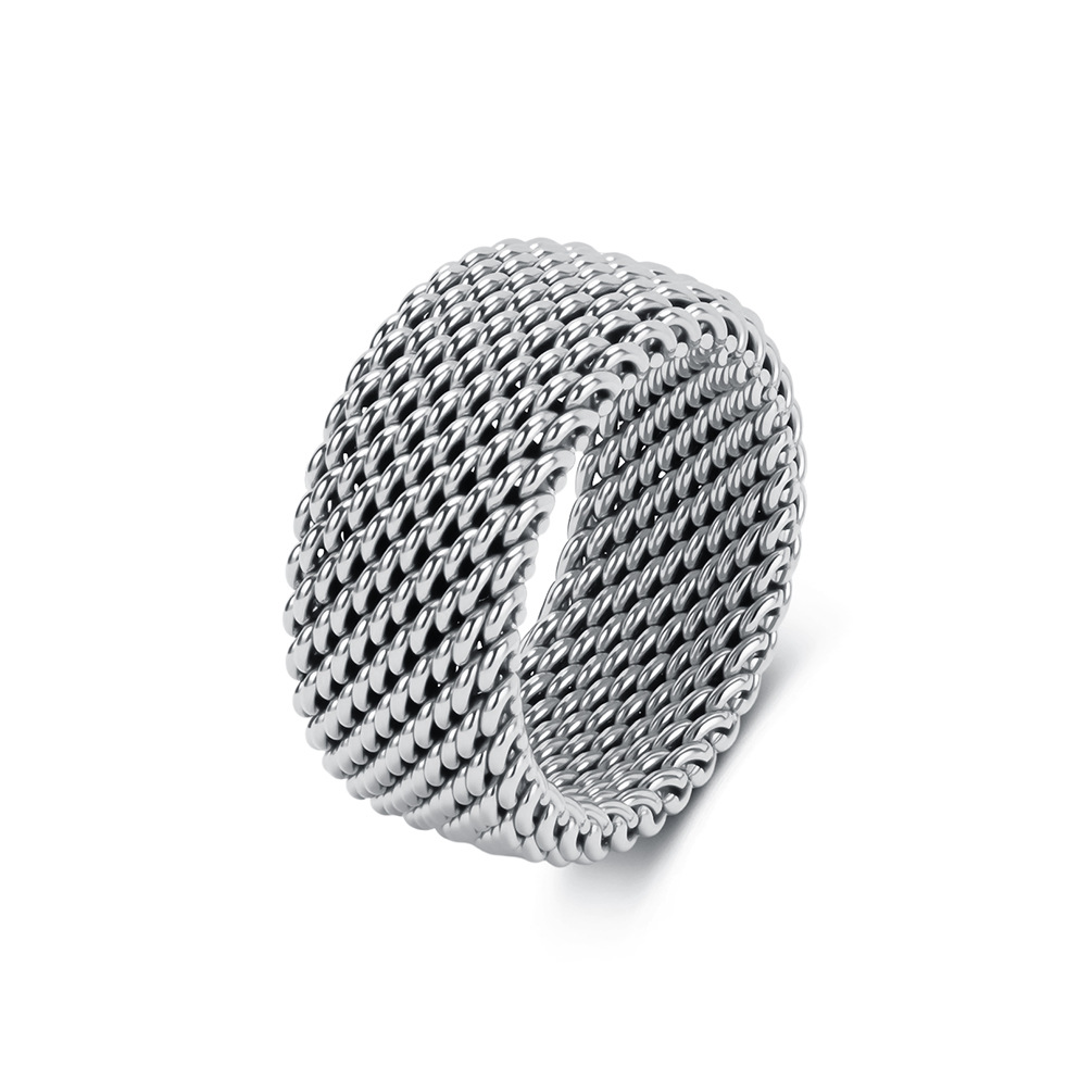 แหวนสแตนเลสสตีลทันสมัย ดีไซน์เ - Minimalist Ring Stackable บทวิจารณ์และราคา