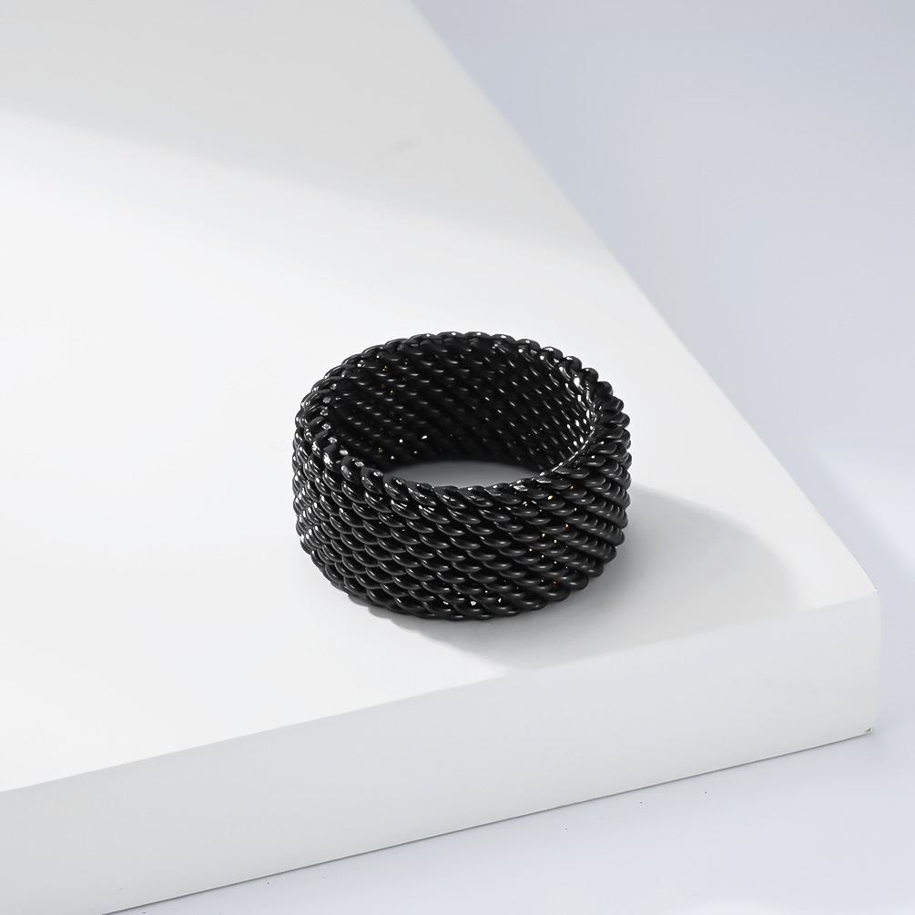 แหวนสแตนเลสสตีลทันสมัย ดีไซน์เ - Minimalist Ring Stackable บทวิจารณ์และราคา