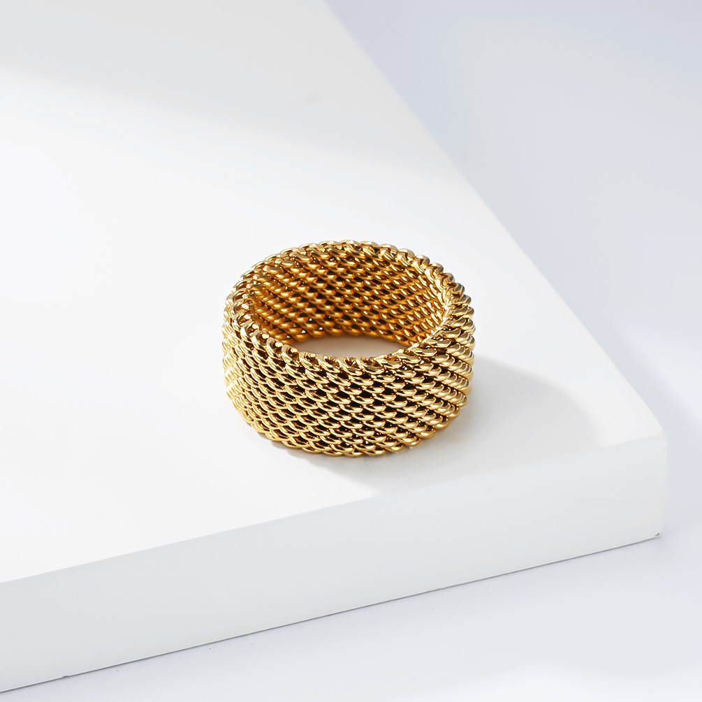 แหวนสแตนเลสสตีลทันสมัย ดีไซน์เ - Minimalist Ring Stackable บทวิจารณ์และราคา