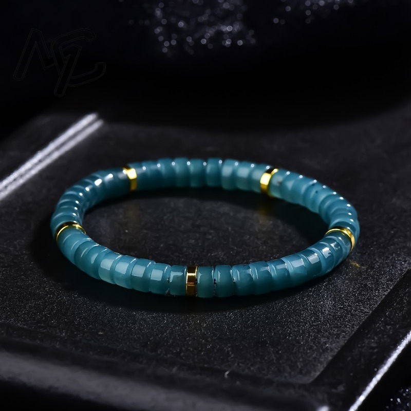สร้อยข้อมือลูกปัดหยกธรรมชาติสี - The Jewelry & Watches บทวิจารณ์และราคา