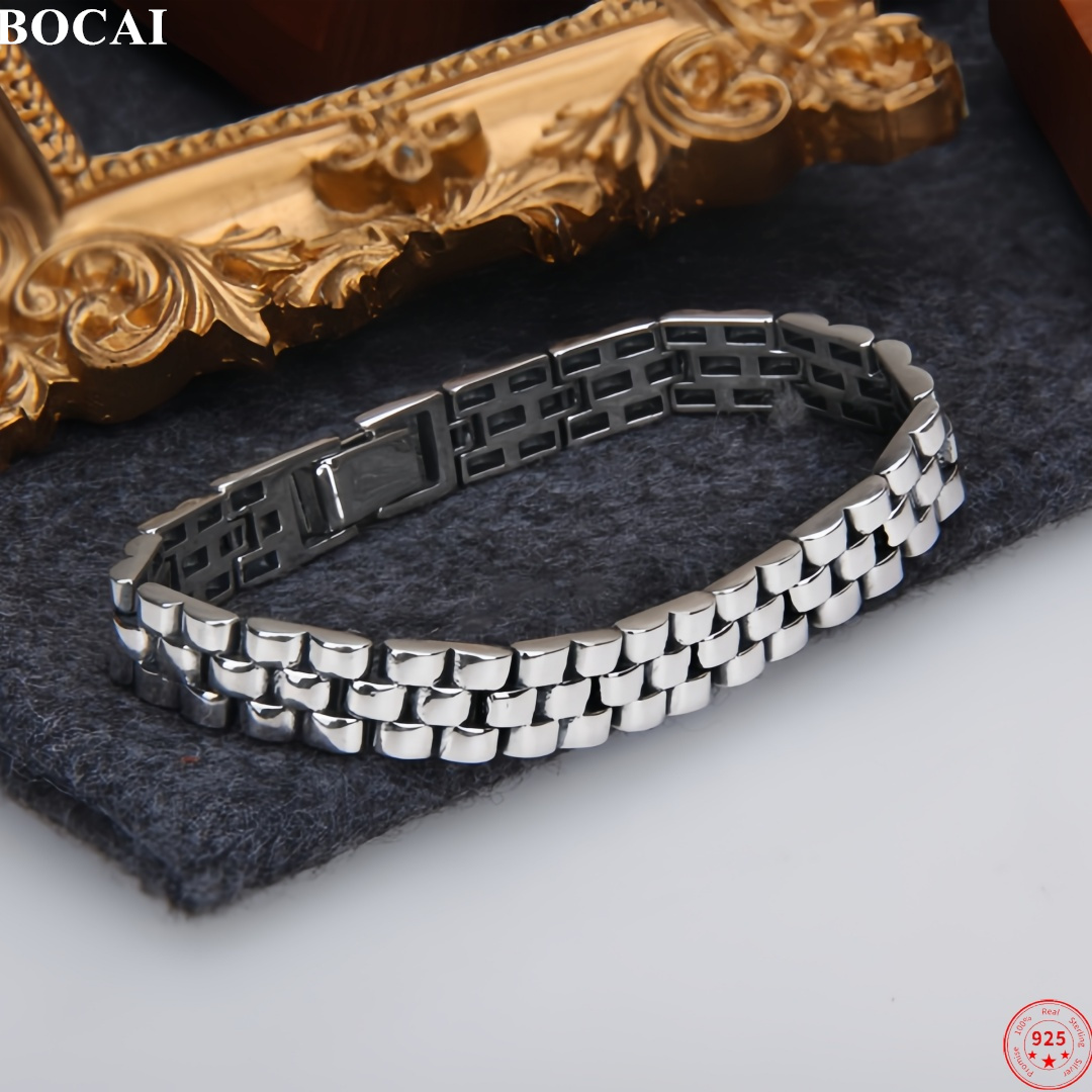 BOCAI กำไลข้อมือเงินแท้ S925 ด - Fine Jewelry Watches Women บทวิจารณ์และราคา
