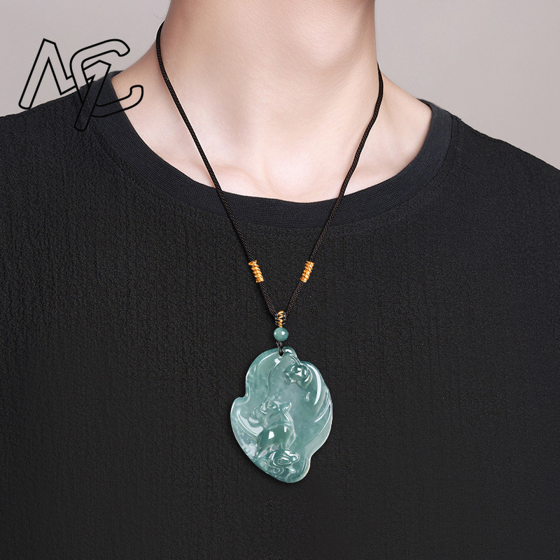 จี้สร้อยคอหยกมรกตธรรมชาติแท้ ร - The Jewelry & Watches บทวิจารณ์และราคา