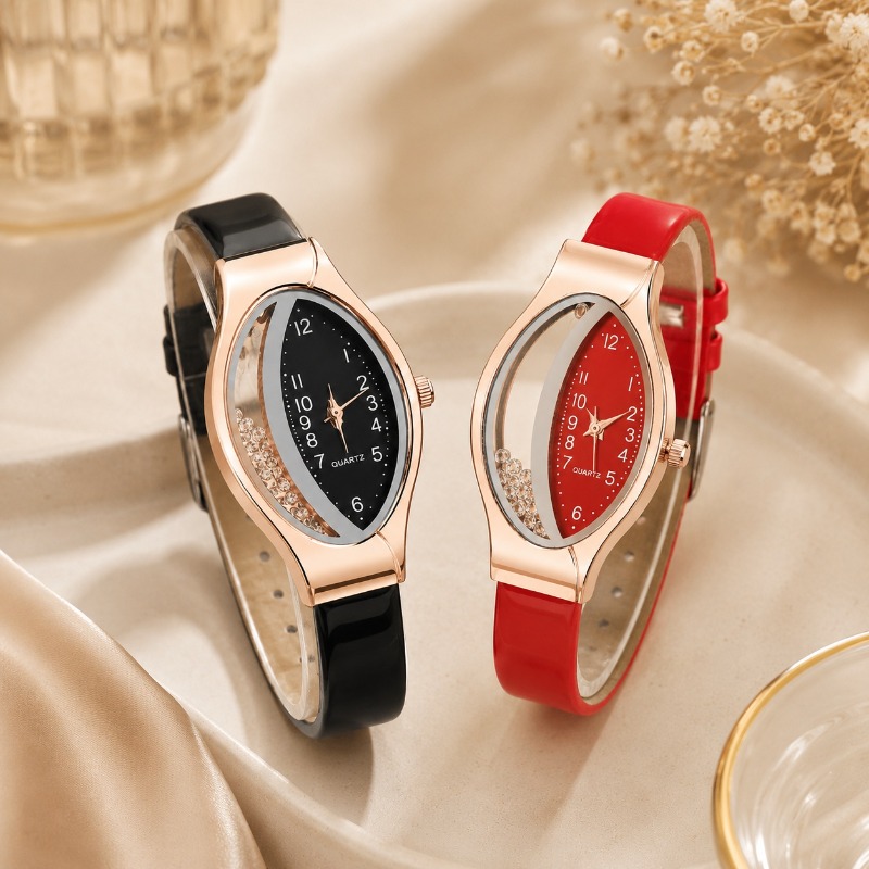 นาฬิกาผู้หญิงทรงวงรีที่ไม่เหมื - Unique Jewelry Watches บทวิจารณ์และราคา