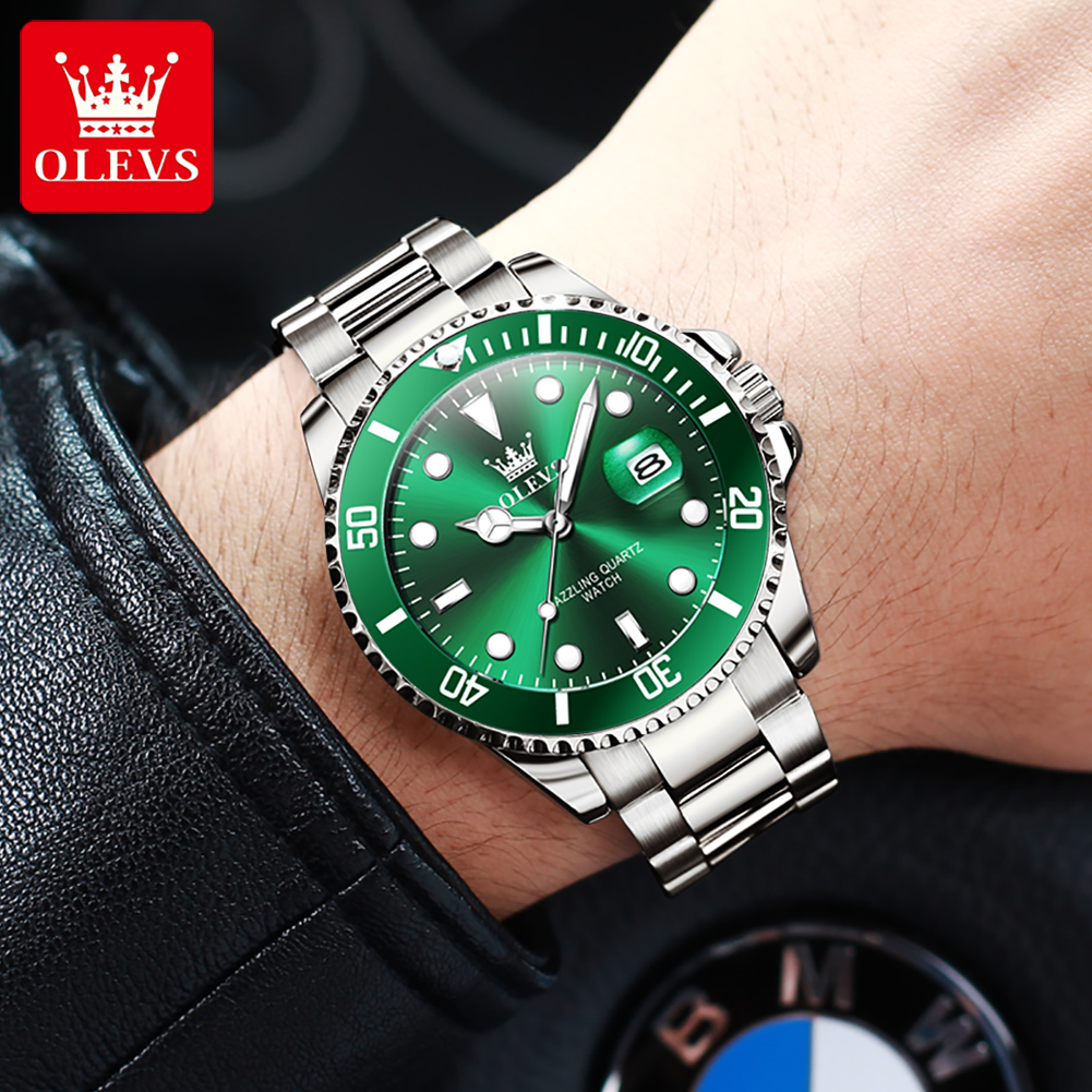 OLEVS นาฬิกาผู้ชาย 5885G แบรนด - Jewelry Inspired Watches บทวิจารณ์และราคา