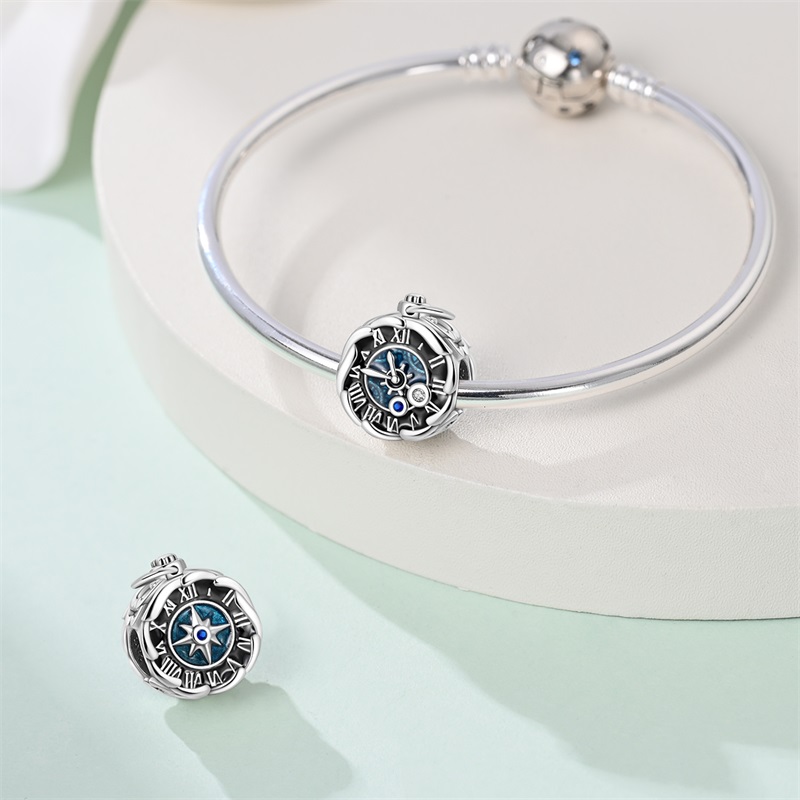 ชาร์มเงินแท้ 925 ประดับเพชร CZ - Fine Jewelry Watches Women บทวิจารณ์และราคา