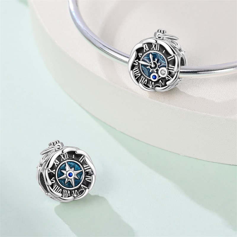 ชาร์มเงินแท้ 925 ประดับเพชร CZ - Fine Jewelry Watches Women บทวิจารณ์และราคา