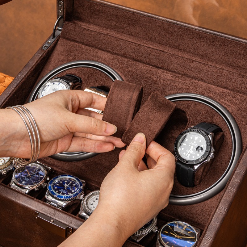 กล่องหมุนนาฬิกาอัตโนมัติพร้อมท - Jewelry Or Watches บทวิจารณ์และราคา