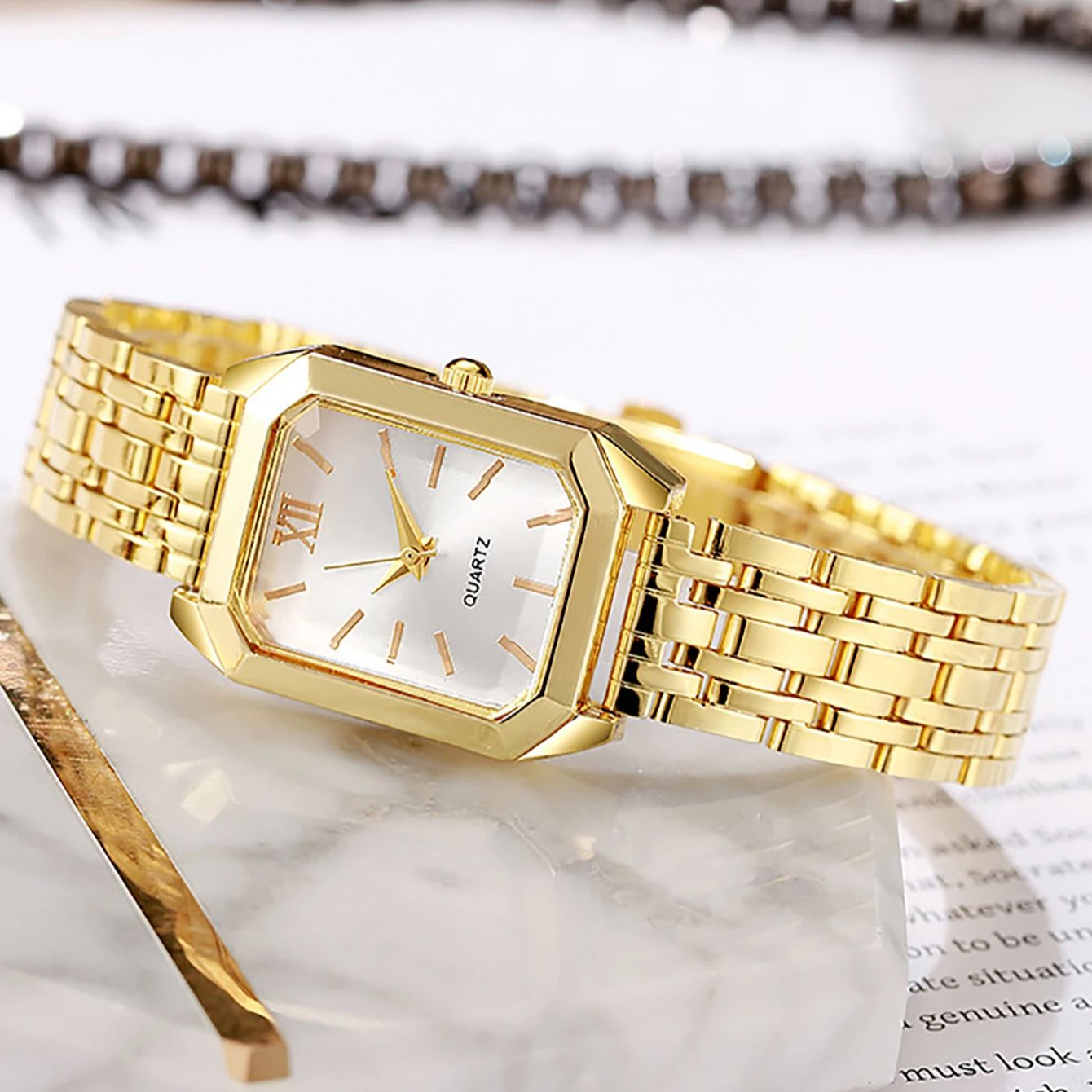ชุดนาฬิกาควอทซ์ขนาดกะทัดรัดและ - Jewelry Clasp Watches บทวิจารณ์และราคา