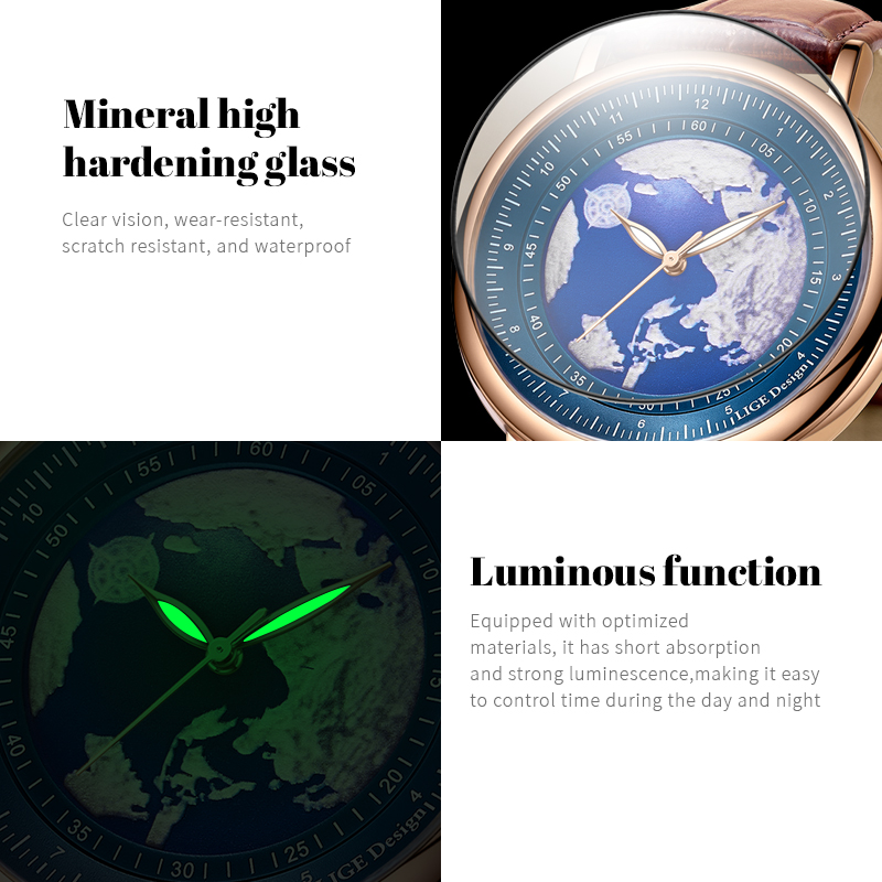นาฬิกาข้อมือผู้ชาย LIGE 2026 แ - Jewelry Inspired Watches บทวิจารณ์และราคา