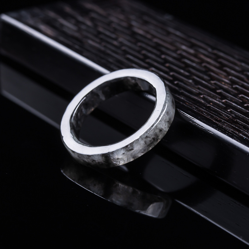 หยกพม่าเกรด A แท้, แหวนหยกดำชน - The Jewelry & Watches บทวิจารณ์และราคา