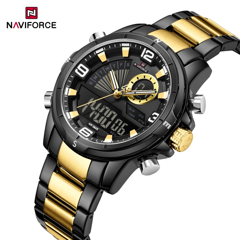 NAVIFORCE นาฬิกาข้อมือผู้ชายจอ - Watch Display Box บทวิจารณ์และราคา