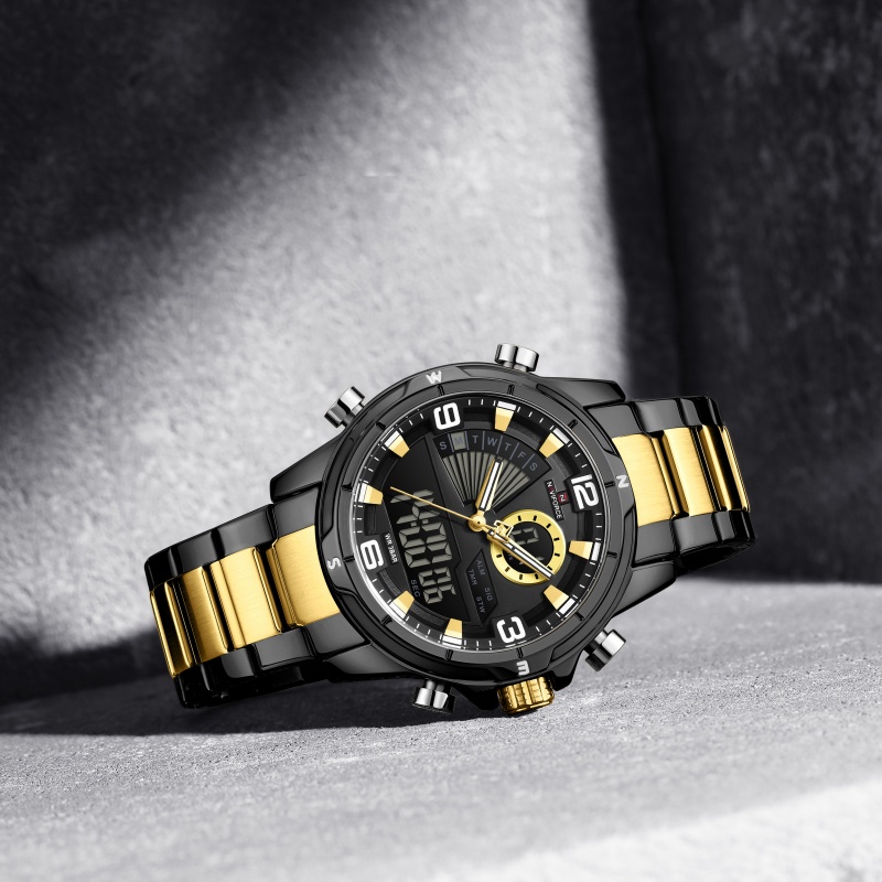 NAVIFORCE นาฬิกาข้อมือผู้ชายจอ - Watch Display Box บทวิจารณ์และราคา